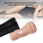 Lovesvibe 10 Vibrations Male Masturbator Pocket Pussy with Real Girl Sexy Voice 3D Textured Blowjob Sex Toy