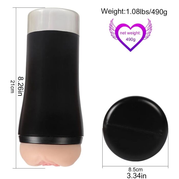 Lovesvibe 10 Vibrations Male Masturbator Pocket Pussy with Real Girl Sexy Voice 3D Textured Blowjob Sex Toy