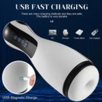 Lovesvibe 3 in 1 Male Masturbators Cup with 10 Vibration 3 Sucking 3D Realistic Textured One-Click Climax Adult Sex Toys