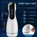 Lovesvibe 3 in 1 Male Masturbators Cup with 10 Vibration 3 Sucking 3D Realistic Textured One-Click Climax Adult Sex Toys