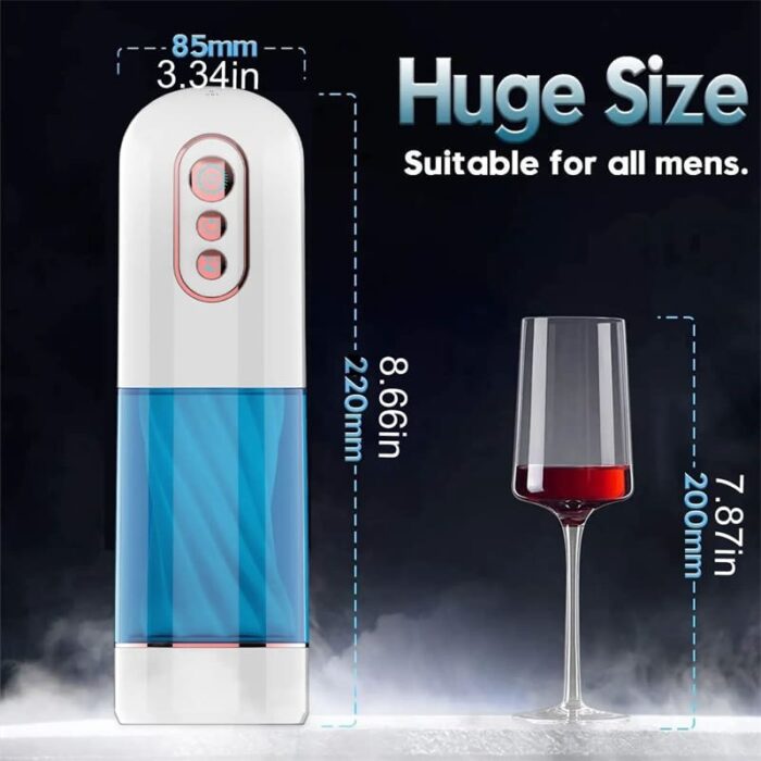 Lovesvibe 7 Vibration & Sucking Electric Male Masturbator Soft TPE Channel Voice Penis Pump Pocket Pussy Male Sex Toys