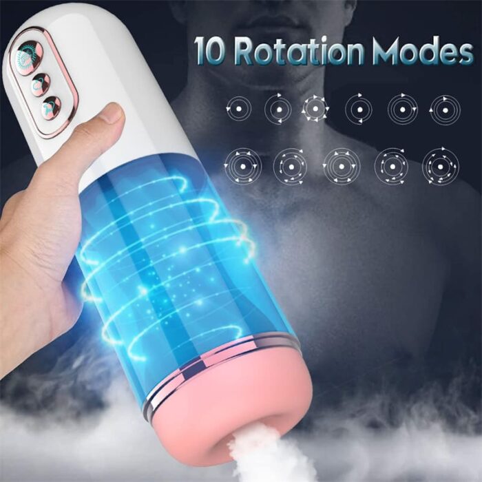 Lovesvibe 7 Vibration & Sucking Electric Male Masturbator Soft TPE Channel Voice Penis Pump Pocket Pussy Male Sex Toys