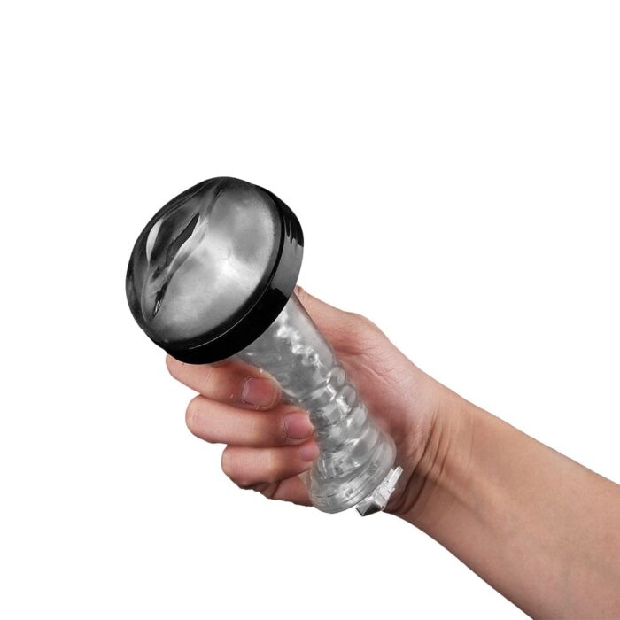Lovesvibe Automatic 360° Wrapped Deep Throat Masturbator Sex Toys for Men with 7 Vibration Sucking Voice Electric Stroker