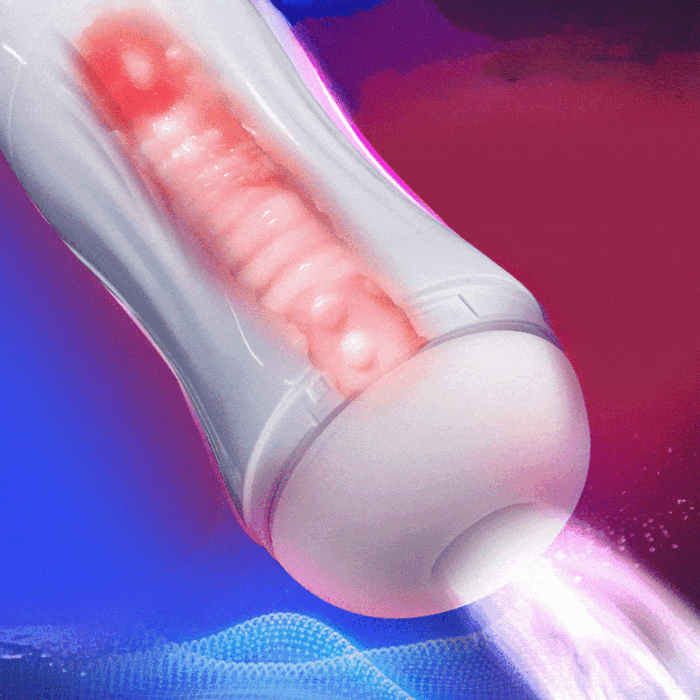 Lovesvibe Automatic Male Masturbator with 10 Vibrating Sucking Realistic Vagina Vacuum Voice Sex Toys for Men