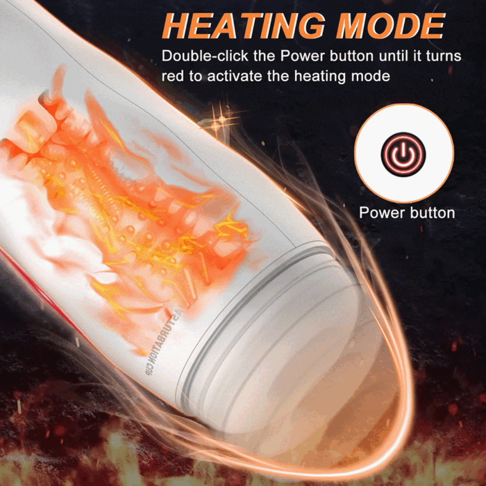Lovesvibe Automatic Male Masturbators with 10 Vibration & 3 Suction 3D Realistic Vagina Heating Voice Pocket Pussy Male Stroker