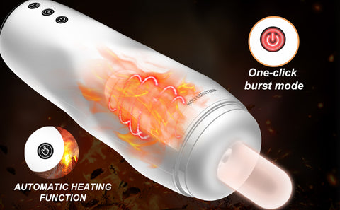 Lovesvibe Automatic Male Masturbators with 10 Vibration & 3 Suction 3D Realistic Vagina Heating Voice Pocket Pussy Male Stroker