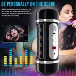 Lovesvibe Double Channel Automatic Male Masturbator with 6 Vibration & Sucking Modes Pocket Pussy 3D Male Stroker