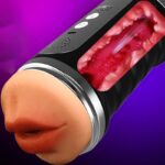 Lovesvibe Double Channel Automatic Male Masturbator with 6 Vibration & Sucking Modes Pocket Pussy 3D Male Stroker