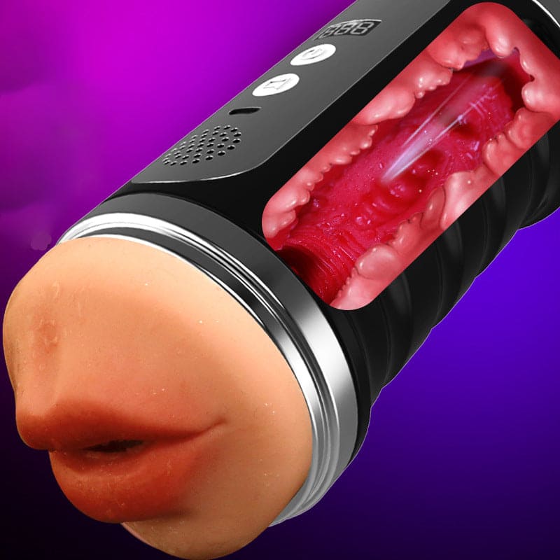 Lovesvibe Double Channel Automatic Male Masturbator with 6 Vibration & Sucking Modes Pocket Pussy 3D Male Stroker-9 Lovesvibe Double Channel Automatic Male Masturbator with 6 Vibration & Sucking Modes Pocket Pussy 3D Male Stroker