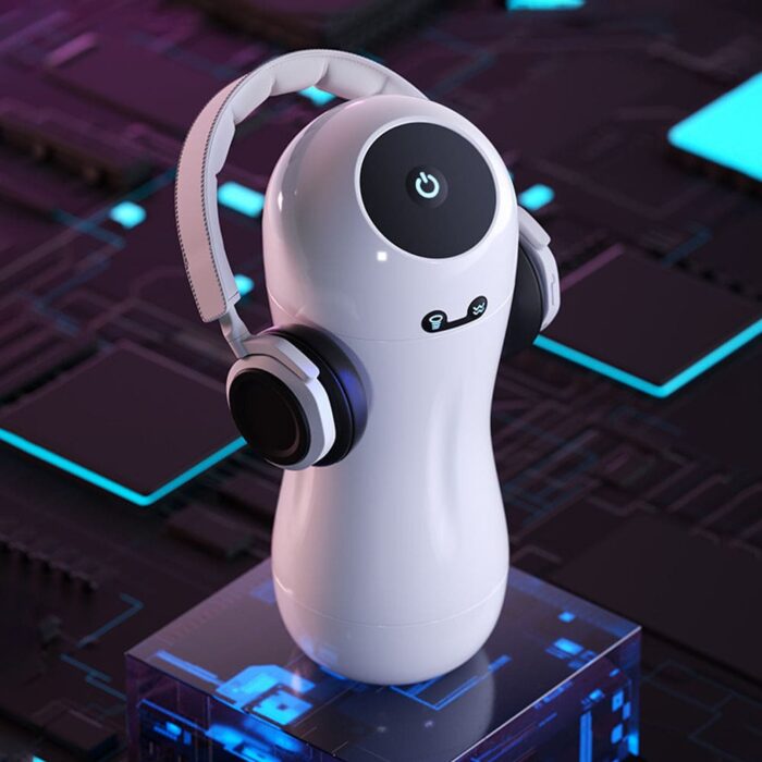 Lovesvibe Electric Male Masturbator Cup Mens Sex Toys with 12 Vibrating 3 Sucking Modes Soft TPE Channel Mens Sex Toys