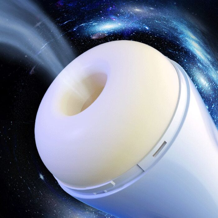 Lovesvibe Electric Male Masturbator Cup Mens Sex Toys with 12 Vibrating 3 Sucking Modes Soft TPE Channel Mens Sex Toys