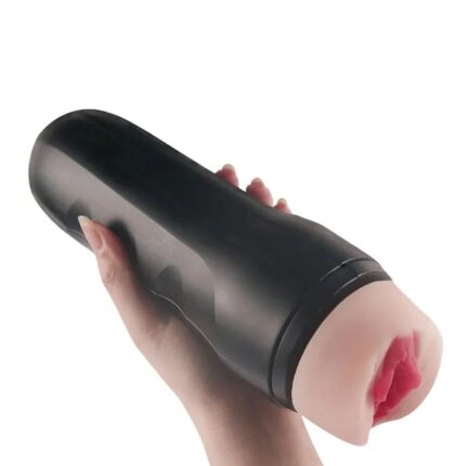 Lovesvibe Flashlight Male Masturbator Pocket Pussy with Realistic 3D Texture Manual Blowjob Sex Toy