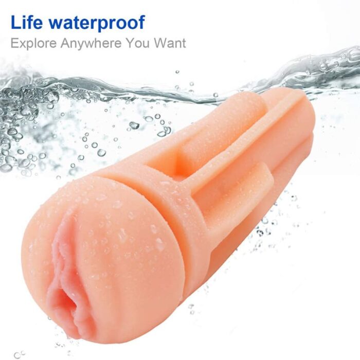 Lovesvibe Fleshlight Male Masturbators Cup Realistic 3D Textured Pocket Vagina Pussy Adult Sex Toy