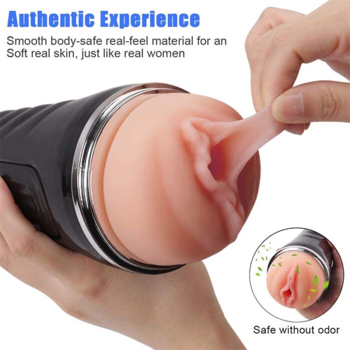 Lovesvibe Fleshlight Male Masturbators Cup Realistic 3D Textured Pocket Vagina Pussy Adult Sex Toy