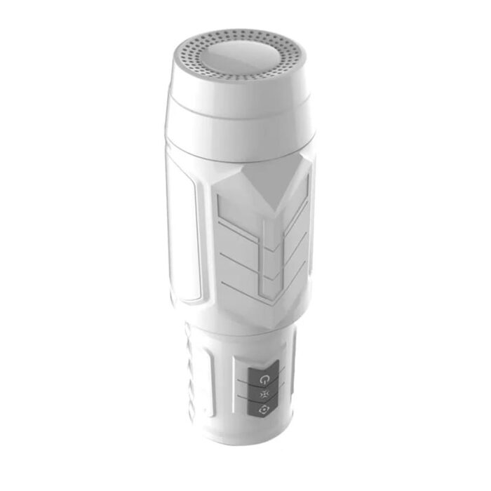Lovesvibe Fully Automatic Male Masturbator with 10 Thrusting 10 Speeds & 3 Massage Rings Blowjob Male Stroker