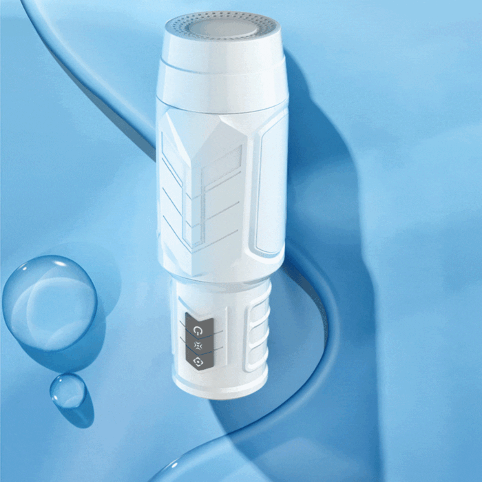 Lovesvibe Fully Automatic Male Masturbator with 10 Thrusting 10 Speeds & 3 Massage Rings Blowjob Male Stroker