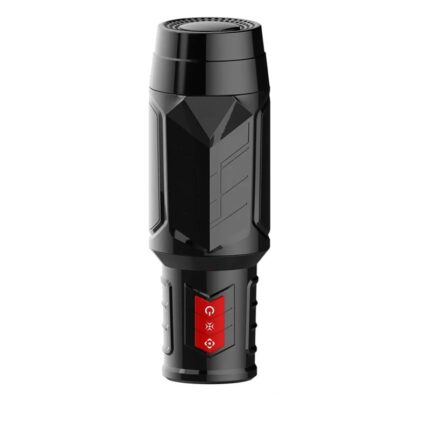 Lovesvibe Fully Automatic Male Masturbator with 10 Thrusting 10 Speeds & 3 Massage Rings Blowjob Male Stroker
