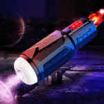 Lovesvibe Fully Automatic Male Masturbator with 10 Thrusting 10 Speeds & 3 Massage Rings Blowjob Male Stroker