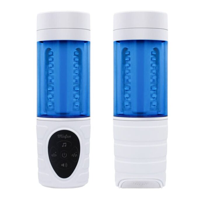 Lovesvibe Fully Automatic Piston Male Masturbator with 7 Thrusting Rotation Modes 3 Language Voice Electric Penis Pump