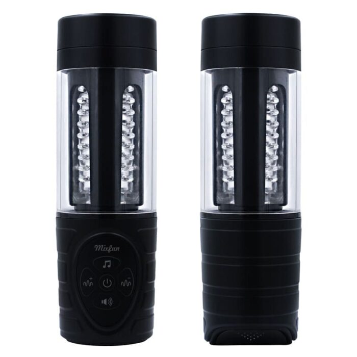 Lovesvibe Fully Automatic Piston Male Masturbator with 7 Thrusting Rotation Modes 3 Language Voice Electric Penis Pump