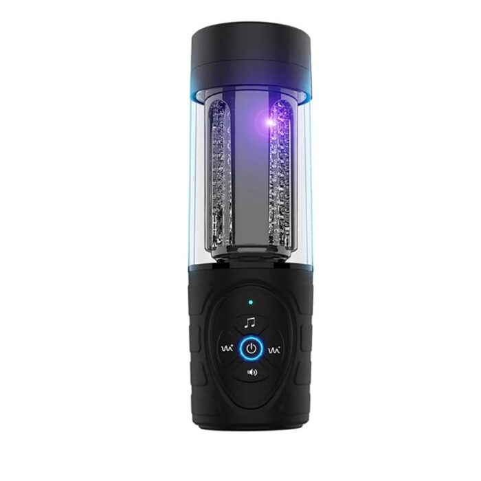 Lovesvibe Fully Automatic Piston Male Masturbator with 7 Thrusting Rotation Modes 3 Language Voice Electric Penis Pump