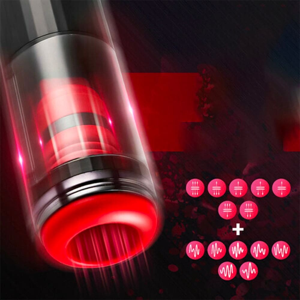 Lovesvibe Intelligent Automatic Male Masturbator with 7 Vibration Thrusting Modes Adult Male Sex Toys