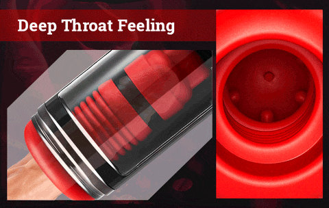 Lovesvibe Intelligent Automatic Male Masturbator with 7 Vibration Thrusting Modes Adult Male Sex Toys