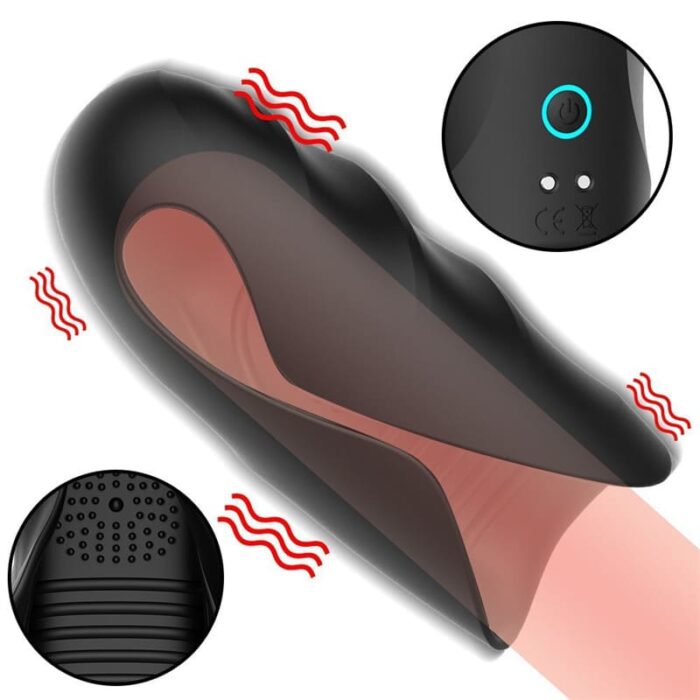 Lovesvibe Penis Trainer Sex Toys for Men with 10 Vibration Modes Male Masturbator for Penis Stimulation
