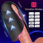 Lovesvibe Penis Trainer Sex Toys for Men with 10 Vibration Modes Male Masturbator for Penis Stimulation