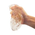 Lovesvibe Pocket Pussy Stroker Male Masturbators with Real 3D Textured Thread Air Clamp Manual Blowjob Mens Sex Toy