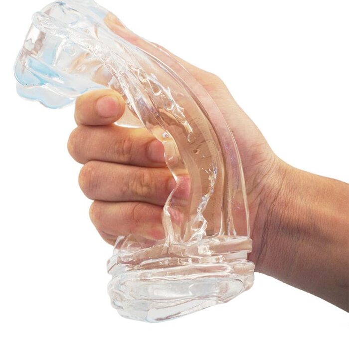 Lovesvibe Pocket Pussy Stroker Male Masturbators with Real 3D Textured Thread Air Clamp Manual Blowjob Mens Sex Toy