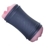 Men's Oral Sex Double Channel Male Masturbator Realistic 3D Textured Pocket Pussy Blowjob Simulator for Penis Training