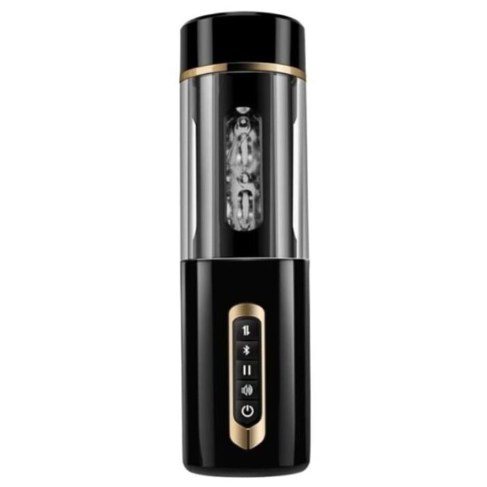 Omysky Automatic Male Masturbator with 6 Thrusting Rotation 5 Speed Modes Smart Voice Male Sex Toys with Suction Base