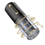 Omysky Automatic Male Masturbator with 6 Thrusting Rotation 5 Speed Modes Smart Voice Male Sex Toys with Suction Base