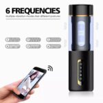 Omysky Automatic Male Masturbator with 6 Thrusting Rotation 5 Speed Modes Smart Voice Male Sex Toys with Suction Base