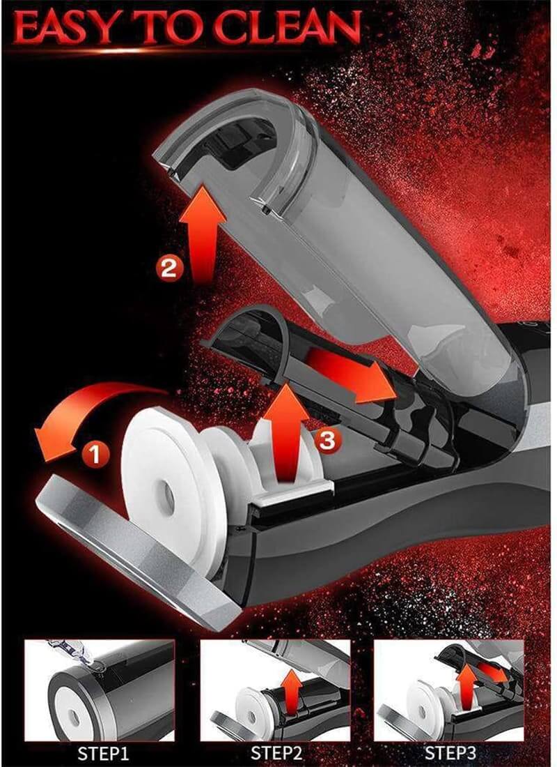 Rends Automatic Male Masturbator with 6 Telescopic Modes Soft TPE Textured Penis Sleeves Voice Heating Male Stroker