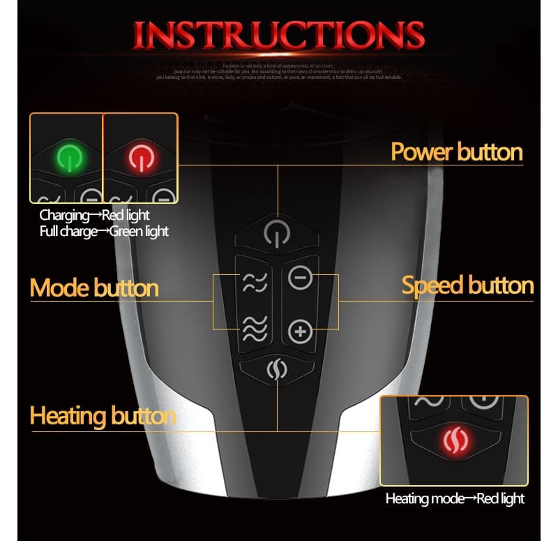 Rends Automatic Male Masturbator with 6 Telescopic Modes Soft TPE Textured Penis Sleeves Voice Heating Male Stroker