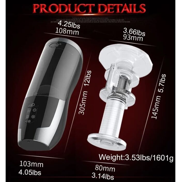 Rends Automatic Male Masturbator with 6 Telescopic Modes Soft TPE Textured Penis Sleeves Voice Heating Male Stroker