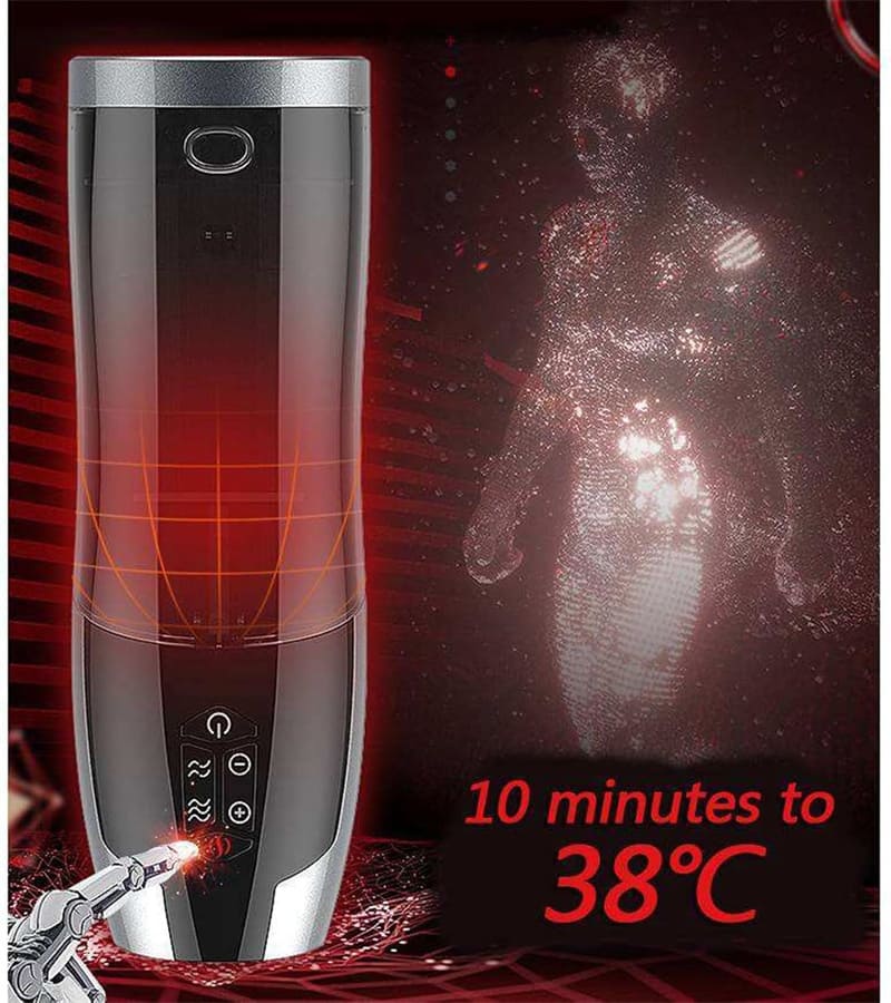 Rends Automatic Male Masturbator with 6 Telescopic Modes Soft TPE Textured Penis Sleeves Voice Heating Male Stroker