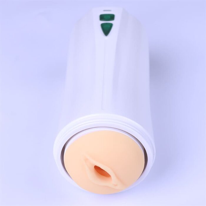 Rends Piston Automatic Male Masturbator with 10 Thrusting Vibration Modes Realistic Vagina Voice Sex Stroker