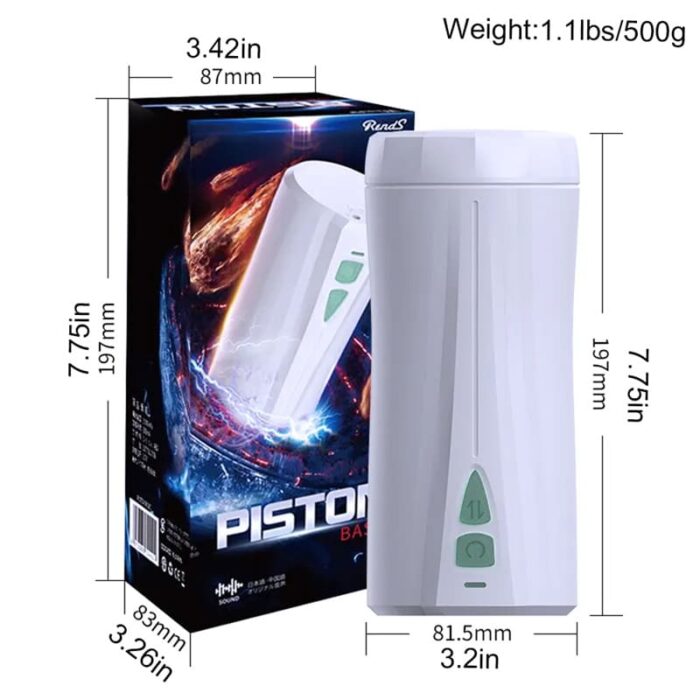 Rends Piston Automatic Male Masturbator with 10 Thrusting Vibration Modes Realistic Vagina Voice Sex Stroker