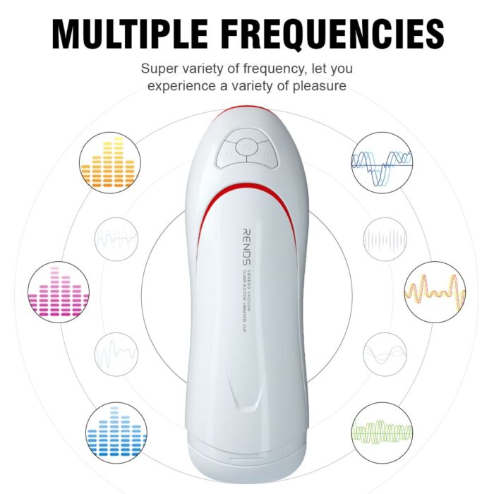 Rends Poison II Automatic Male Masturbator with Dual Motor Multi-Frequency Vibration Sucking Voice Sex Toys for Men