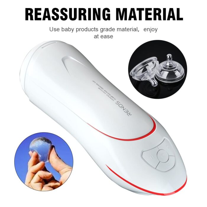 Rends Poison II Automatic Male Masturbator with Dual Motor Multi-Frequency Vibration Sucking Voice Sex Toys for Men