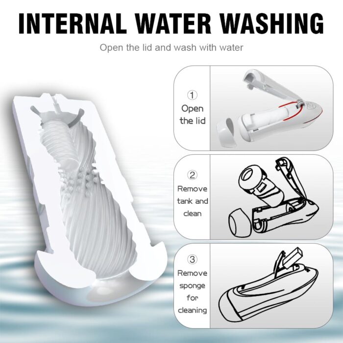 Rends Poison II Automatic Male Masturbator with Dual Motor Multi-Frequency Vibration Sucking Voice Sex Toys for Men