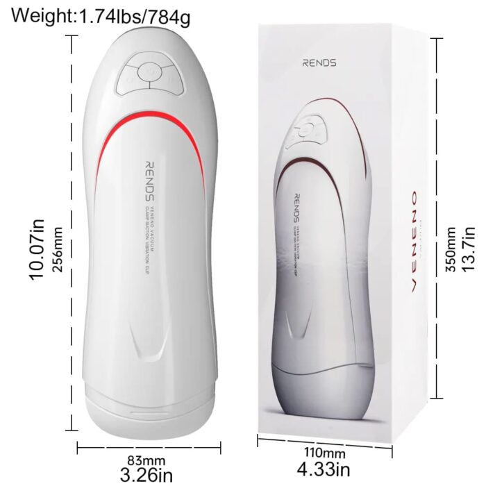 Rends Poison II Automatic Male Masturbator with Dual Motor Multi-Frequency Vibration Sucking Voice Sex Toys for Men