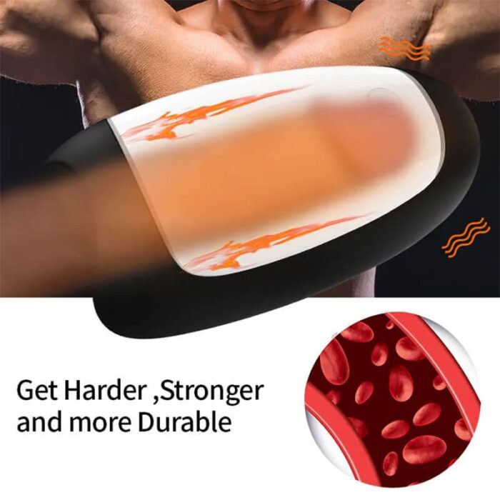 Rends Pulse 5 Vibrations Male Masturbator Sex Toys for Men with Heating Function Soft TPE Channel Penis Exercise