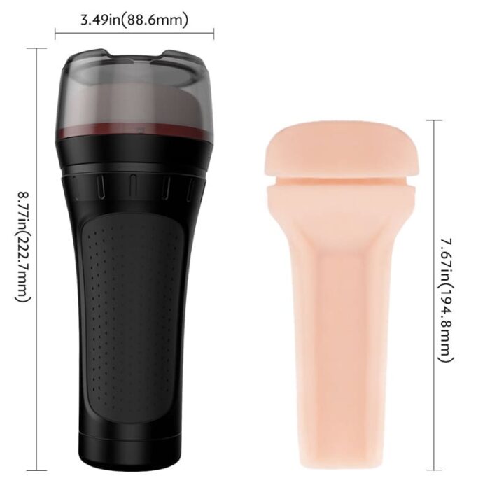 S-HANDE S167-2 Male Masturbator with 9 Vibrations 3D Realistic Texture Pocket Pussy Vagina Blowjob Simulator