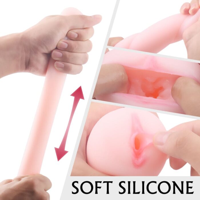 S176 Pocket Pussys for Men Masturbator Egg Realistic Vagina with 3D Textured Blowjob Sex Toy