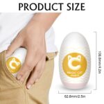 S176 Pocket Pussys for Men Masturbator Egg Realistic Vagina with 3D Textured Blowjob Sex Toy