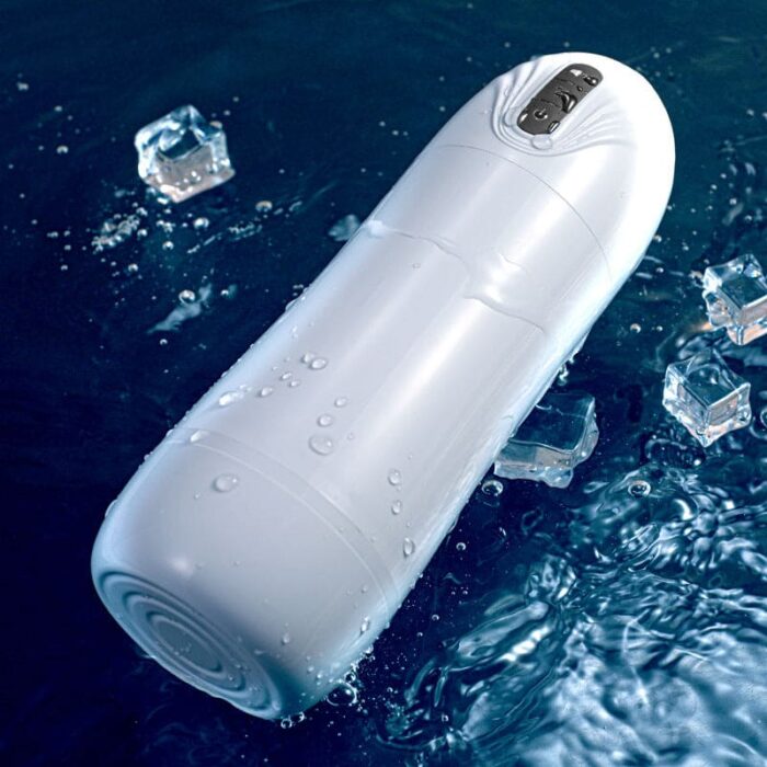 Snowstorm Automatic Male Masturbator with 10 Vibration 3 Sucking Modes 5.7 Inches Deepth 3D Textured Blowjob Sex Toys